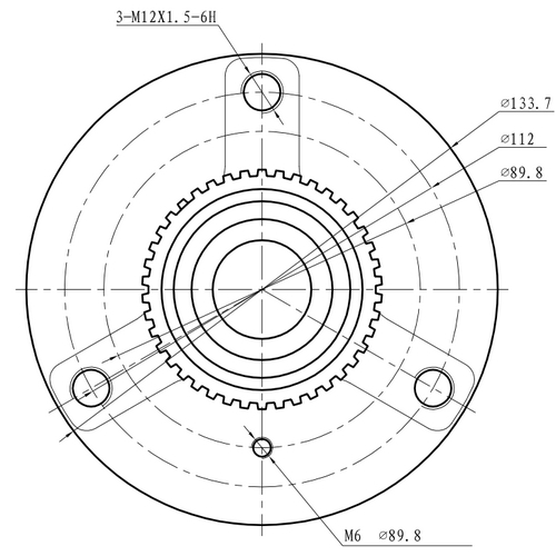 Z89610R — ZIKMAR — Ступица передняя