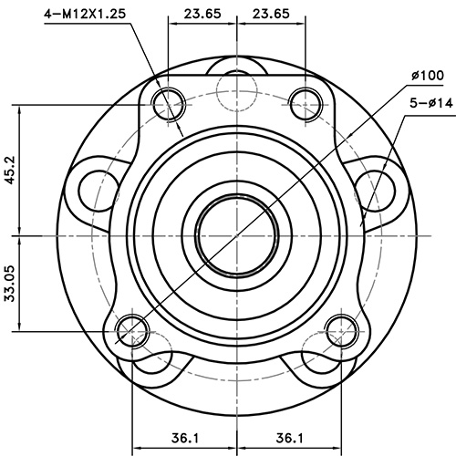 Z89688R — ZIKMAR — Ступица передняя