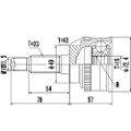 Z87393R — ZIKMAR — Шрус Наружный