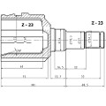 Z87520R — ZIKMAR — Шрус Внутренний