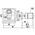 Z87552R — ZIKMAR — Шрус Внутренний