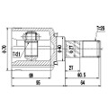 Z87605R — ZIKMAR — Шрус Внутренний