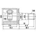 Z87740R — ZIKMAR — Шрус Внутренний