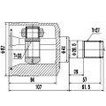 Z87833R — ZIKMAR — Шрус Внутренний