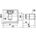 Z87968R — ZIKMAR — Шрус Внутренний